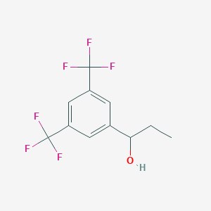 1-[3,5-Bis(trifluoromethyl)phenyl]propan-1-ol