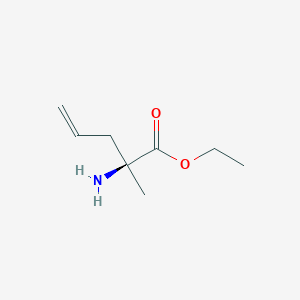 Ethyl (2S)-2-amino-2-methylpent-4-enoate