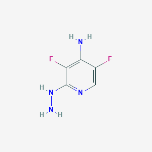 3,5-Difluoro-2-hydrazinylpyridin-4-amine