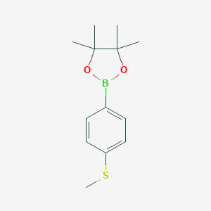 4,4,5,5-Tetramethyl-2-(4-(methylthio)phenyl)-1,3,2-dioxaborolane