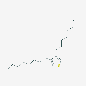 molecular formula C20H36S B071218 3,4-Dioctylthiophene CAS No. 161746-06-1