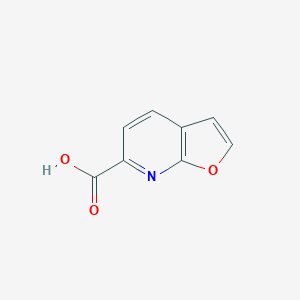 molecular formula C8H5NO3 B071229 Furo[2,3-b]pyridine-6-carboxylic acid CAS No. 190957-80-3