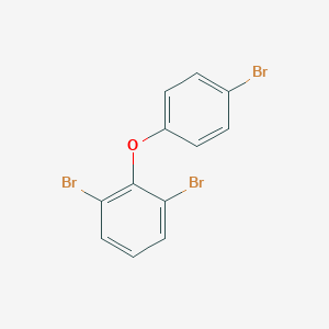 molecular formula C12H7Br3O B071230 1,3-Dibromo-2-(4-bromophenoxy)benzene CAS No. 189084-60-4