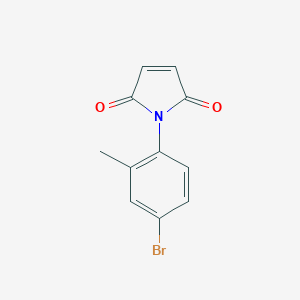 molecular formula C11H8BrNO2 B071239 1-(4-Bromo-2-methylphenyl)pyrrole-2,5-dione CAS No. 160207-20-5