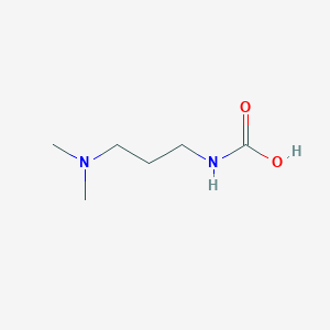 molecular formula C6H14N2O2 B071243 (3-(Dimethylamino)propyl)carbamic acid CAS No. 188309-01-5