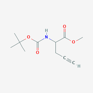 Methyl 2-((tert-butoxycarbonyl)amino)pent-4-ynoate