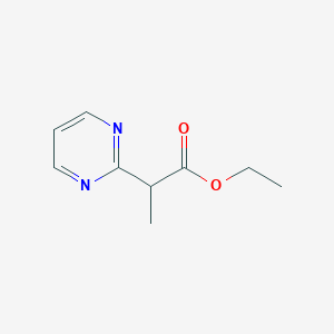 Ethyl 2-(pyrimidin-2-yl)propanoate
