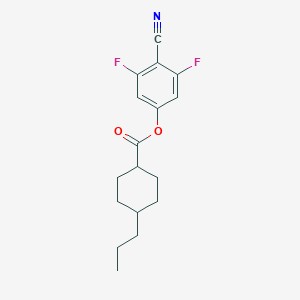 trans-4-Cyano-3,5-difluorophenyl 4-propylcyclohexanecarboxylate