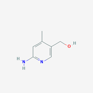 molecular formula C7H10N2O B071272 (6-Amino-4-methylpyridin-3-yl)methanol CAS No. 179555-15-8