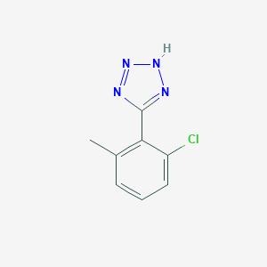 molecular formula C8H7ClN4 B071276 5-(2-chloro-6-methylphenyl)-2H-tetrazole CAS No. 175205-13-7