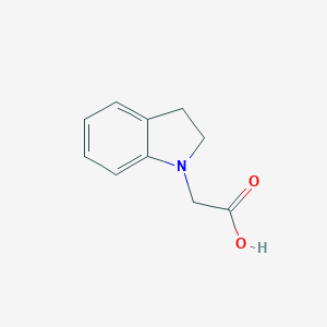molecular formula C10H11NO2 B071278 2-(Indolin-1-yl)acetic acid CAS No. 193544-62-6