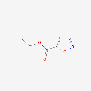 molecular formula C6H7NO3 B071279 Ethyl isoxazole-5-carboxylate CAS No. 173850-41-4