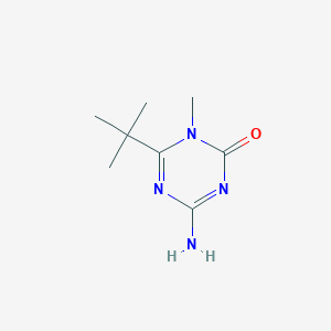 molecular formula C8H14N4O B071287 4-氨基-6-(叔丁基)-1-甲基-1,2-二氢-1,3,5-三嗪-2-酮 CAS No. 175204-73-6