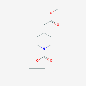 Tert-butyl 4-(2-methoxy-2-oxoethyl)piperidine-1-carboxylate