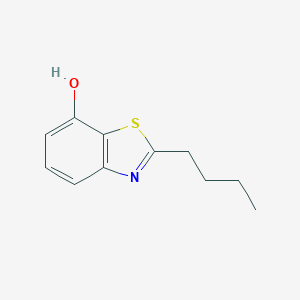 molecular formula C11H13NOS B071295 2-Butylbenzo[d]thiazol-7-ol CAS No. 163299-24-9