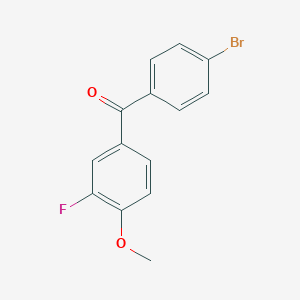4-Bromo-3'-fluoro-4'-methoxybenzophenone