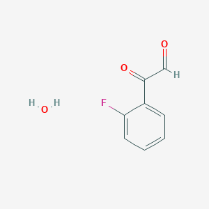 molecular formula C8H7FO3 B071314 2-Fluorophenylglyoxal hydrate CAS No. 170880-96-3