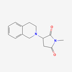molecular formula C14H16N2O2 B7131455 Havckvxkauqrcy-uhfffaoysa- 