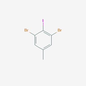 molecular formula C7H5Br2I B071322 3,5-Dibromo-4-iodotoluene CAS No. 175278-10-1