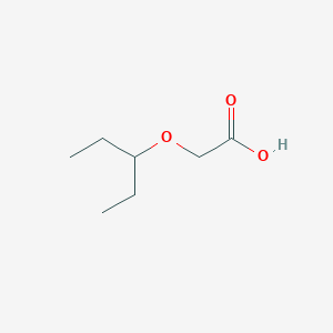 molecular formula C7H14O3 B071328 2-(Pentan-3-yloxy)acetic acid CAS No. 189955-91-7