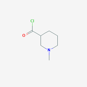 molecular formula C7H12ClNO B071335 1-Methylpiperidine-3-carbonyl chloride CAS No. 193538-44-2