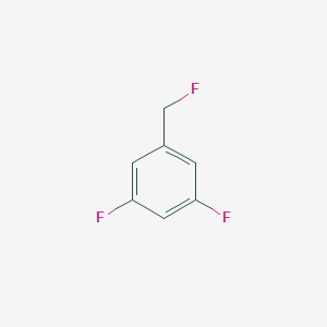 molecular formula C7H5F3 B071337 1,3-Difluoro-5-(fluoromethyl)benzene CAS No. 170646-72-7