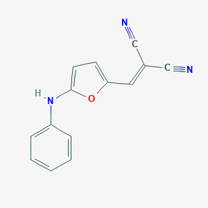 2-[(5-Anilinofuran-2-yl)methylidene]propanedinitrile