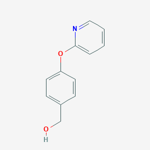 molecular formula C12H11NO2 B071354 [4-(Pyrid-2-yloxy)phenyl]methanol CAS No. 194017-70-4
