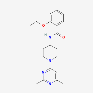 molecular formula C20H26N4O2 B7136444 N-[1-(2,6-dimethylpyrimidin-4-yl)piperidin-4-yl]-2-ethoxybenzamide 