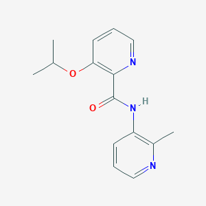 molecular formula C15H17N3O2 B7137446 N-(2-methylpyridin-3-yl)-3-propan-2-yloxypyridine-2-carboxamide 