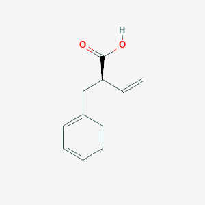 molecular formula C11H12O2 B071397 (R)-2-Benzylbut-3-enoic acid CAS No. 183509-48-0