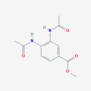 molecular formula C12H14N2O4 B071399 Methyl 3,4-diacetamidobenzoate CAS No. 175204-18-9