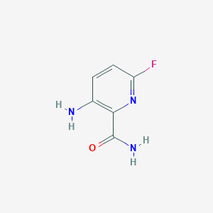 molecular formula C6H6FN3O B071410 3-Amino-6-fluoropyridine-2-carboxamide CAS No. 175358-03-9