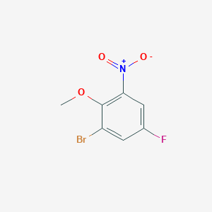 1-Bromo-5-fluoro-2-methoxy-3-nitrobenzene