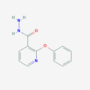 molecular formula C12H11N3O2 B071429 2-Phenoxypyridine-3-carbohydrazide CAS No. 175135-01-0