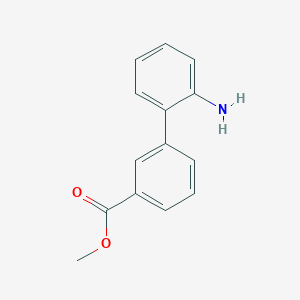 molecular formula C14H13NO2 B071432 3-(2-氨基苯基)苯甲酸甲酯 CAS No. 177171-13-0