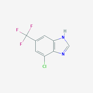 molecular formula C8H4ClF3N2 B071434 4-氯-6-(三氟甲基)-1H-苯并咪唑 CAS No. 175135-13-4