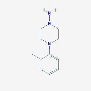 B071437 4-(2-Methylphenyl)piperazin-1-amine CAS No. 184034-77-3
