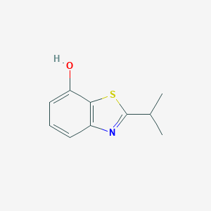 molecular formula C10H11NOS B071443 2-Isopropylbenzo[d]thiazol-7-ol CAS No. 163299-23-8
