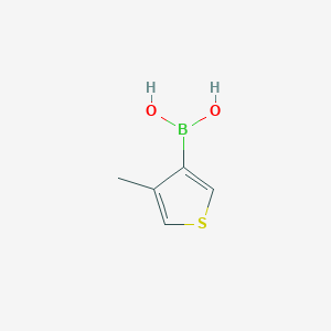 molecular formula C5H7BO2S B071451 4-Methyl-3-thiopheneboronic acid CAS No. 177735-11-4