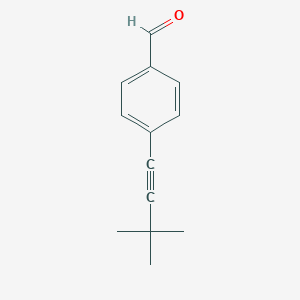 B071476 4-(3,3-Dimethyl-1-butynyl)-benzaldehyde CAS No. 173592-71-7