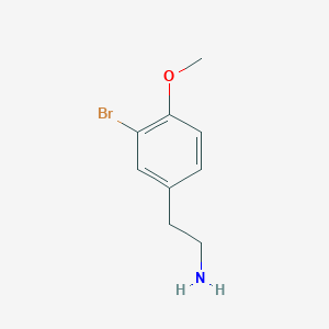 molecular formula C9H12BrNO B071492 3-Bromo-4-methoxyphenethylamine CAS No. 159465-27-7