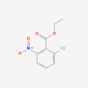 molecular formula C9H8ClNO4 B071510 Ethyl 2-chloro-6-nitrobenzoate CAS No. 172217-16-2