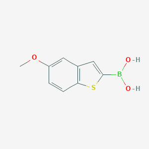 molecular formula C9H9BO3S B071513 5-Methoxybenzo[B]thiophene-2-boronic acid CAS No. 193965-30-9
