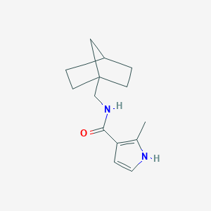 molecular formula C14H20N2O B7153242 N-(1-bicyclo[2.2.1]heptanylmethyl)-2-methyl-1H-pyrrole-3-carboxamide 
