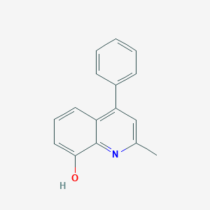 molecular formula C16H13NO B071541 2-Methyl-4-phenylquinolin-8-ol CAS No. 179626-99-4