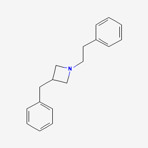 molecular formula C18H21N B7154369 3-Benzyl-1-(2-phenylethyl)azetidine 