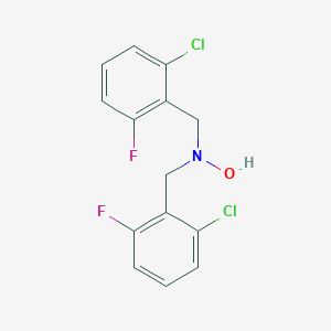 molecular formula C14H11Cl2F2NO B071545 n,n-Bis(2-chloro-6-fluorobenzyl)hydroxylamine CAS No. 175136-75-1