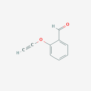 molecular formula C9H6O2 B071551 2-(Ethynyloxy)benzaldehyde CAS No. 173724-15-7