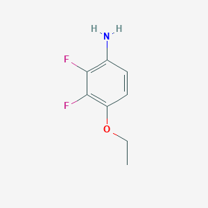 molecular formula C8H9F2NO B071573 4-Ethoxy-2,3-difluoroaniline CAS No. 189751-13-1
